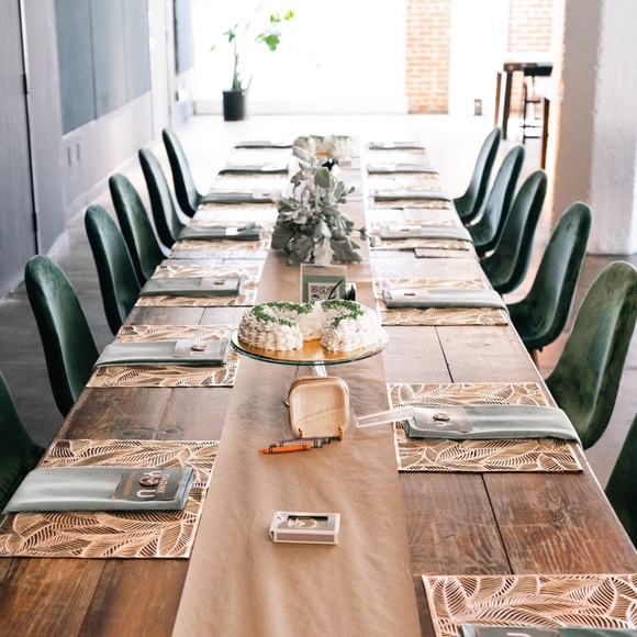 Bulk Gold Tropical Placemats Sets of 30 - Picture 4 of 4